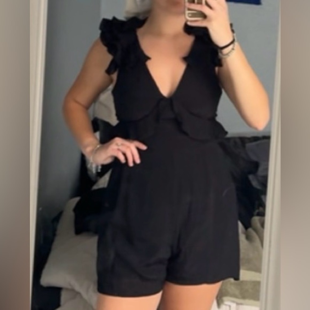 Francesca’s Black Romper